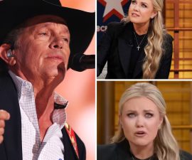 ERIKA KIRK INSULTS GEORGE STRAIT: “SIT DOWN, YOU 73-YEAR-OLD SINGER” — BUT HIS RESPONSE SHOCKED THE ENTIRE NATION
