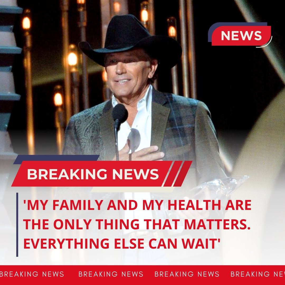 😢 SAD NEWS: Global Star George Strait Announces He Is Stepping Away From All Current Projects to Focus on His Health