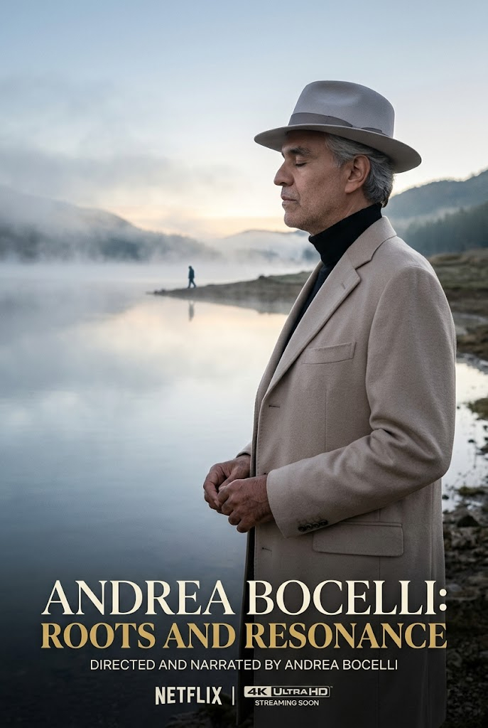 BREAKING: Netflix Announces 16-Episode Series With Andrea Bocelli — “Roots and Resonance”