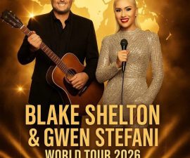 🚨BREAKING TOUR ALERT: Blake Shelton & Gwen Stefani Announce “UNITED IN MUSIC WORLD TOUR 2026”