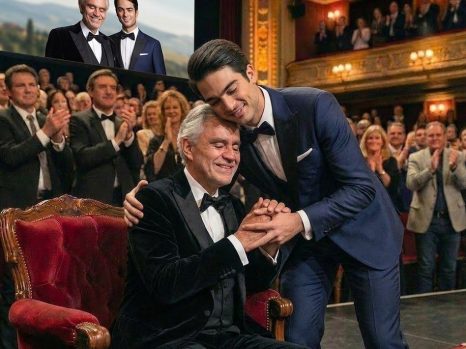 A Son’s Tribute: Matteo Bocelli’s Emotional Performance of “Fall On Me” Moves His Father and the World
