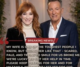 💔 Emotional Update: Bruce Springsteen and Patti Scialfa Share Heartfelt Message After Sudden Health Emergency