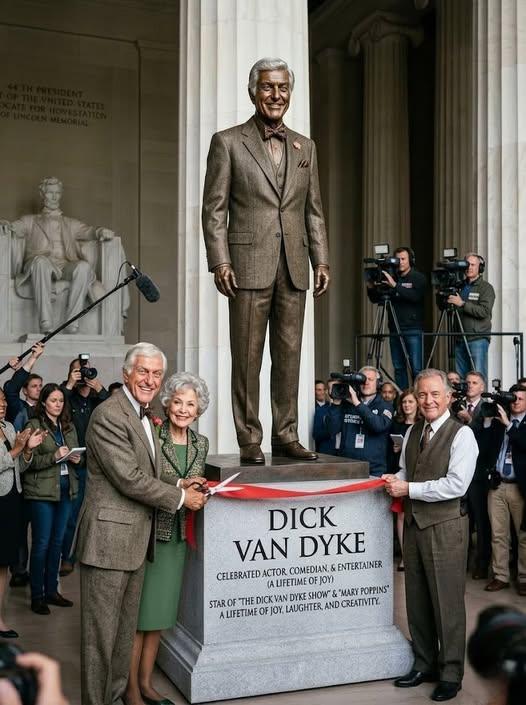 🎬 A Legacy Cast in Bronze: The Real Story Behind the 3-Meter Statue Honoring Dick Van Dyke