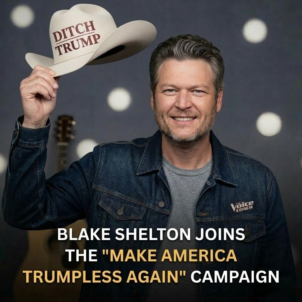 Blake Shelton Trends Online as Political Slogan Sparks Debate About Celebrities and Public Discourse
