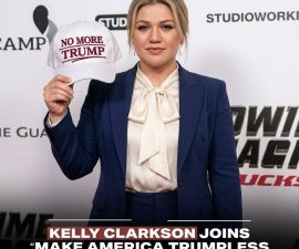 Kelly Clarkson Enters the Political Arena, Backing the “Make America Trumpless Again” Movement