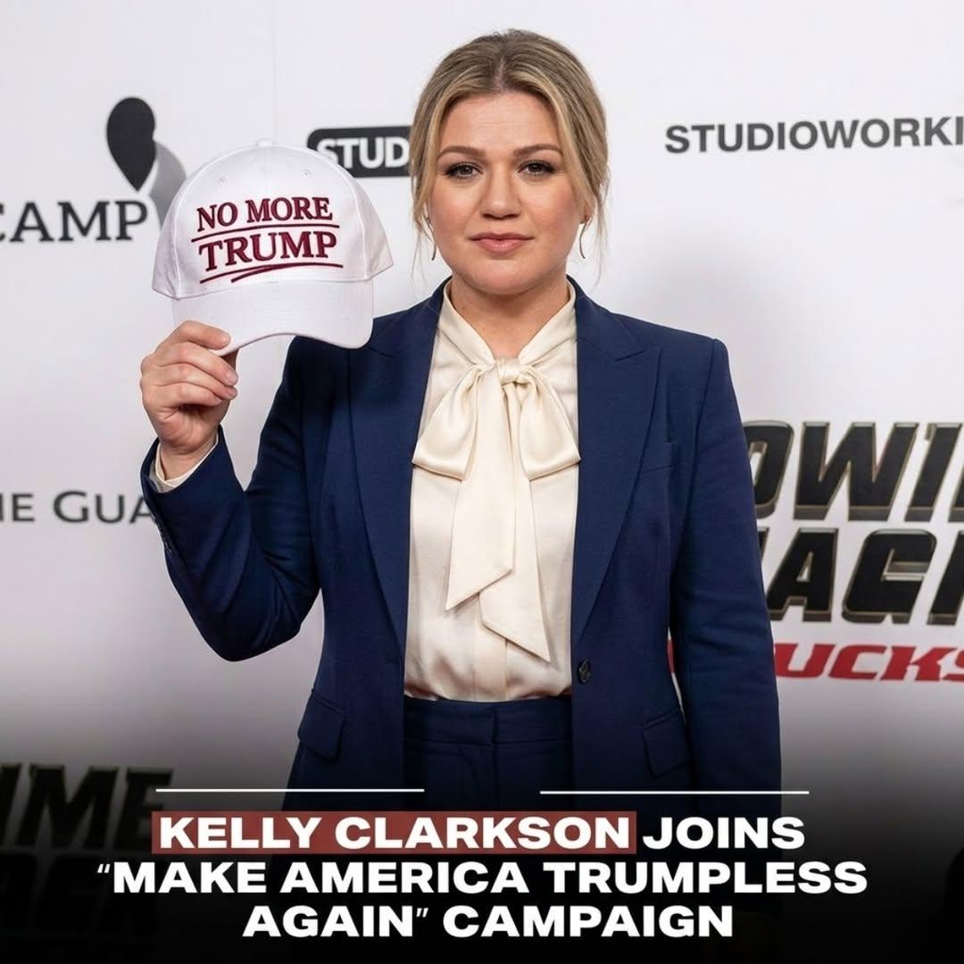 Kelly Clarkson Enters the Political Arena, Backing the “Make America Trumpless Again” Movement