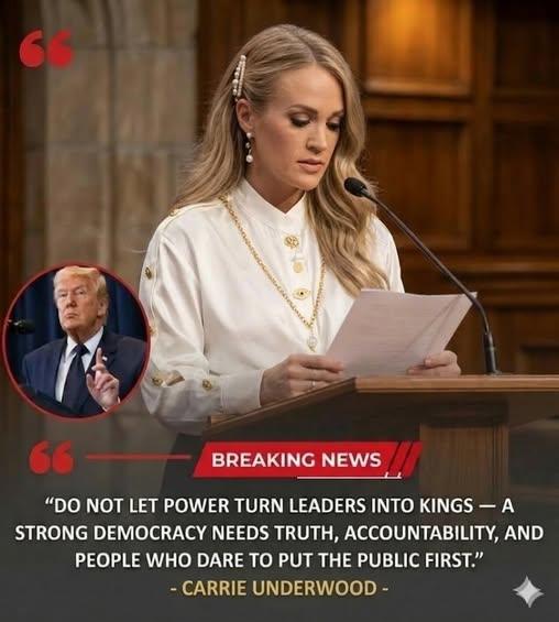 💥 Carrie Underwood’s Powerful Message Ignites a Nationwide Conversation About Leadership and Responsibility