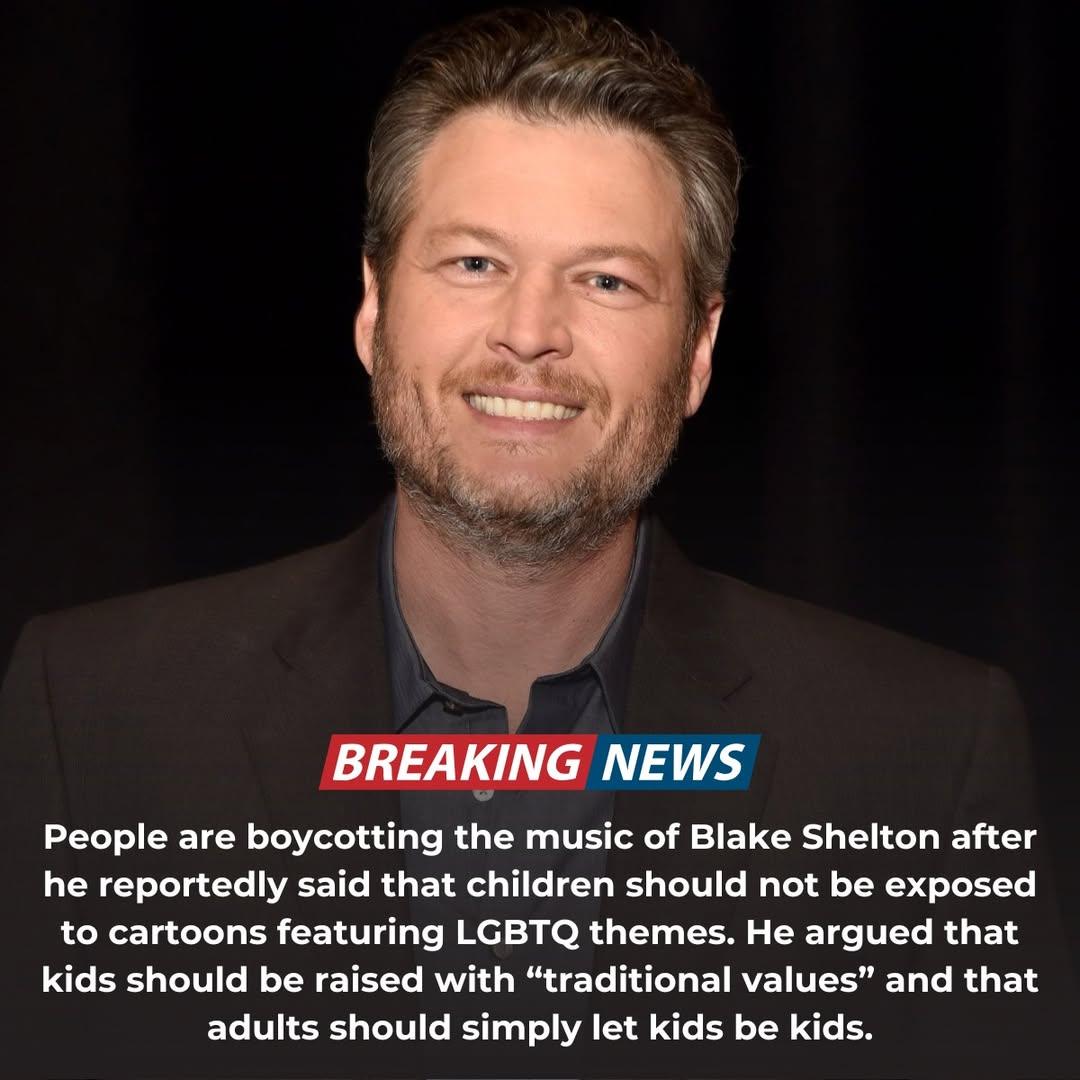 Boycott Movement Targets Blake Shelton After Controversial Comments on Children’s Media