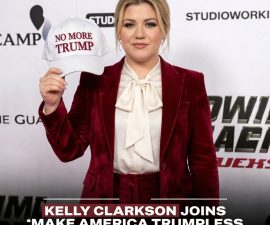 🎤✨ When Music Meets Politics: Kelly Clarkson and the Rise of “Make America Trumpless Again”