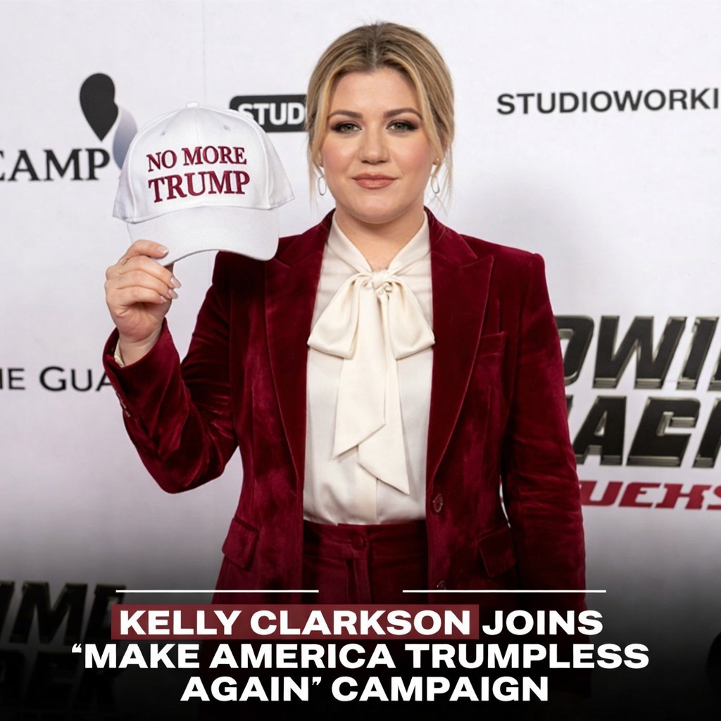 🎤✨ When Music Meets Politics: Kelly Clarkson and the Rise of “Make America Trumpless Again”