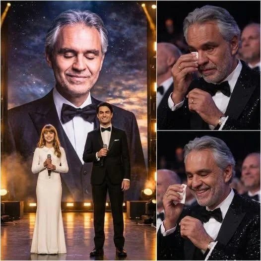 Andrea Bocelli Sat Quietly as His Children Sang “A Million Dreams” — And the Silence Spoke Louder Than Any Standing Ovation