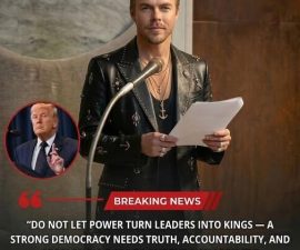 BOOM! Derek Hough Ignites Political Firestorm With Blunt Trump Remarks — “Wake Up Before It’s Too Late”