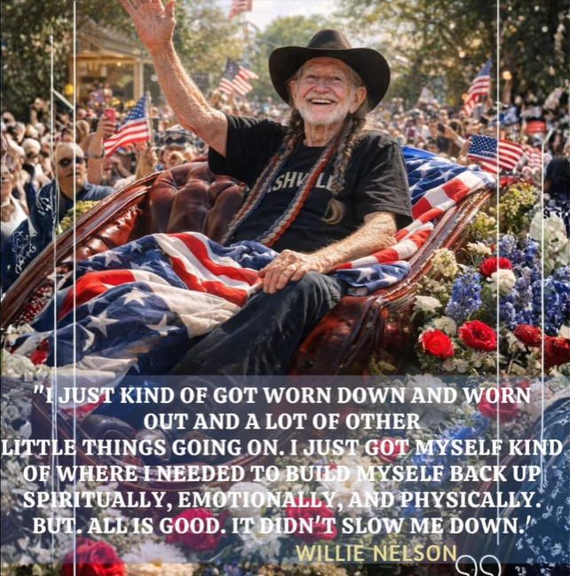 🎶 “I’ve Slowed Down a Little” — Willie Nelson, 92, Shares Honest Health Update and Reassures Fans Around the World