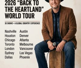 BREAKING NEWS: Blake Shelton Announces 2026 “Back to the Heartland” World Tour