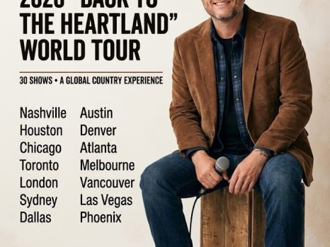 BREAKING NEWS: Blake Shelton Announces 2026 “Back to the Heartland” World Tour