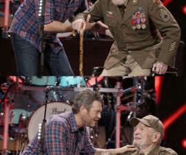 “An Old Soldier Stood Up. And the Entire Hall Held Its Breath.” — The Night Blake Shelton Turned a Concert Into a Moment of History