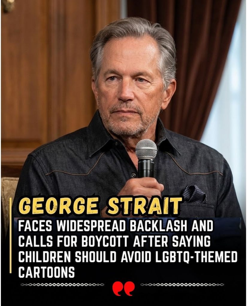 George Strait Faces Backlash Over Comments on LGBTQ Cartoons for Children