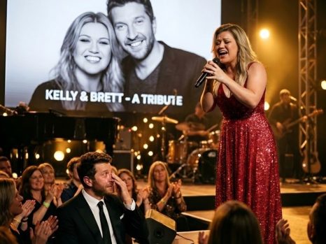 🎤 A Song, A Story, A Love Unspoken: When Kelly Clarkson Sang for Brett Eldredge — and the World Fell Silent