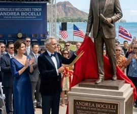 A HOMELAND TRIBUTE TO GREATNESS: THE RISE OF A BRONZE SYMBOL HONORING ANDREA BOCELLI