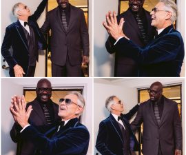 LEGENDARY TENOR ANDREA BOCELLI MEETS NBA ICON SHAQUILLE O’NEAL — A MOMENT THAT HAS FANS BUZZING WORLDWIDE