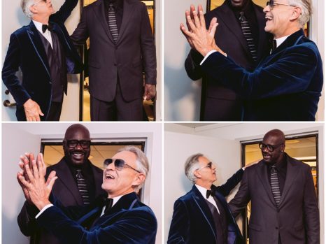 LEGENDARY TENOR ANDREA BOCELLI MEETS NBA ICON SHAQUILLE O’NEAL — A MOMENT THAT HAS FANS BUZZING WORLDWIDE