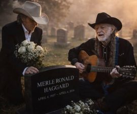 “NO CAMERAS, NO CROWD — JUST TWO LEGENDS AND A GRAVE” — The Morning Dwight Yoakam and Willie Nelson Sang for Merle Haggard in Silence 🎸🕊️