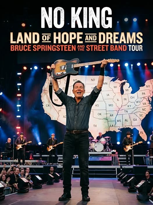 “THE BOSS IS BACK” — Bruce Springsteen’s ‘No Kings’ Tour Countdown Ignites Fan Frenzy as Rehearsals Begin ⏳🎸