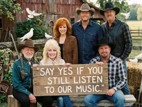 WHEN LEGENDS SHARED ONE STAGE — DOLLY PARTON, REBA MCENTIRE, GARTH BROOKS, BLAKE SHELTON, TRACE ADKINS, AND WILLIE NELSON TURN NASHVILLE INTO A LIVING TRIBUTE