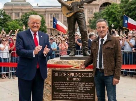 🔥 “The Boss” Immortalized: New Jersey Erupts as Bruce Springsteen Is Honored with Monumental Statue in His Hometown