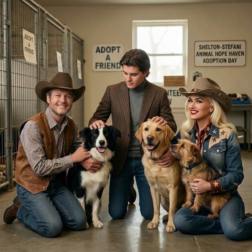 🚨BREAKING: Blake Shelton, Gwen Stefani, and Kingston Quietly Save 39 Dogs from Euthanasia — One Moment Changed Everything 🐾