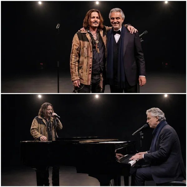 ✨ JOHNNY DEPP & ANDREA BOCELLI BRING MAGIC TO ROCKEFELLER CENTER