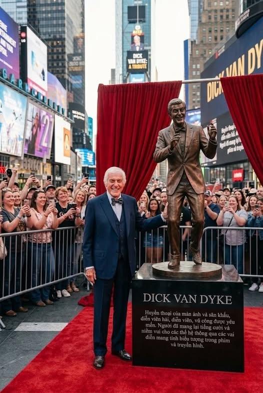 🌟 HOLLYWOOD STUNNED: Dick Van Dyke Becomes First Ever to Be Honored with Full-Body Statue on Walk of Fame