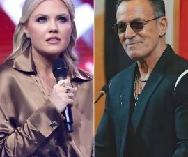 🔥 ONSTAGE TENSION: Erika Kirk Tells Bruce Springsteen “Maybe It’s Time to Step Aside” — His Response Left the Entire Room Silent
