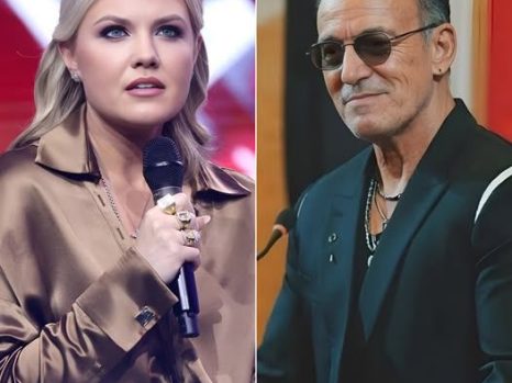 🔥 ONSTAGE TENSION: Erika Kirk Tells Bruce Springsteen “Maybe It’s Time to Step Aside” — His Response Left the Entire Room Silent