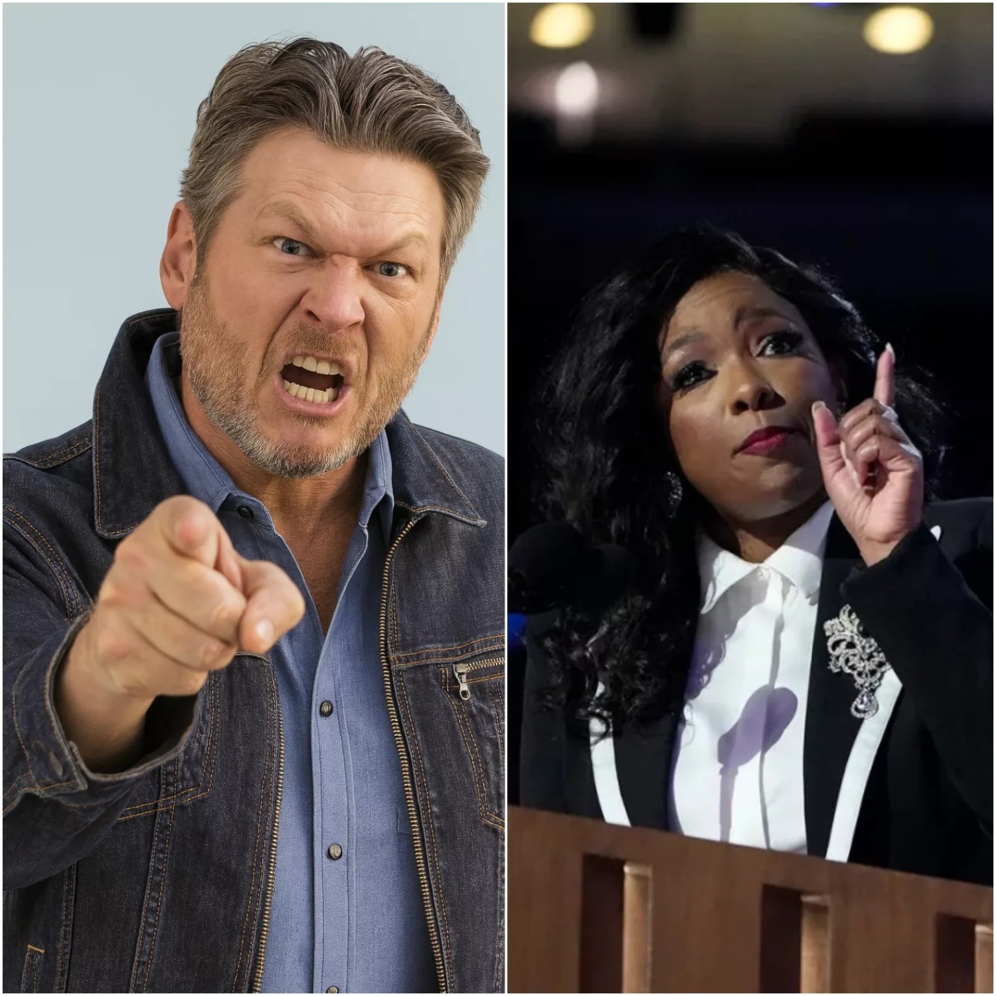 WHAT IF BLAKE SHELTON SAID “SIT THIS ONE OUT, JASMINE”? — A Fictional Viral Showdown That Shakes Music, Politics, and the Internet
