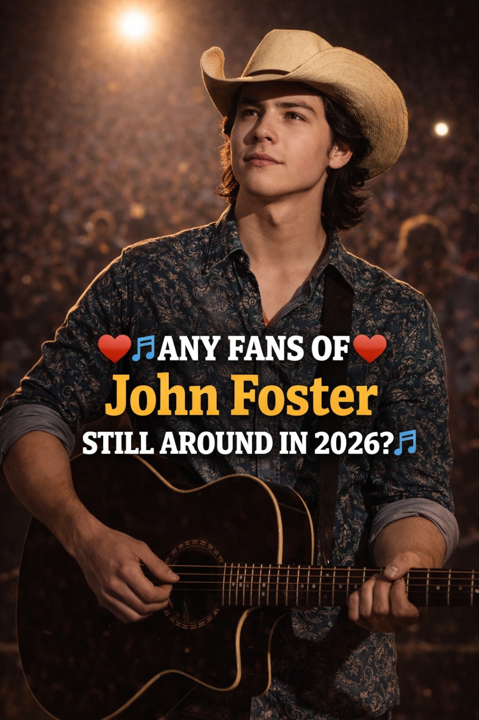 When John Foster Sang of Oklahoma — And the Strength in His Voice Suddenly Began to Tremble