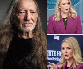 “‘You Need to Be Silent!’ — Karoline Leavitt’s Tweet Explodes on Live TV After Willie Nelson Reads It Word for Word”