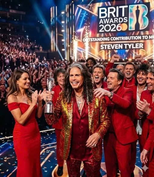 “A Standing Ovation Before He Even Spoke: Steven Tyler’s Lifetime Achievement Moment at the Brit Awards 2026 Left an Entire Arena Breathless”