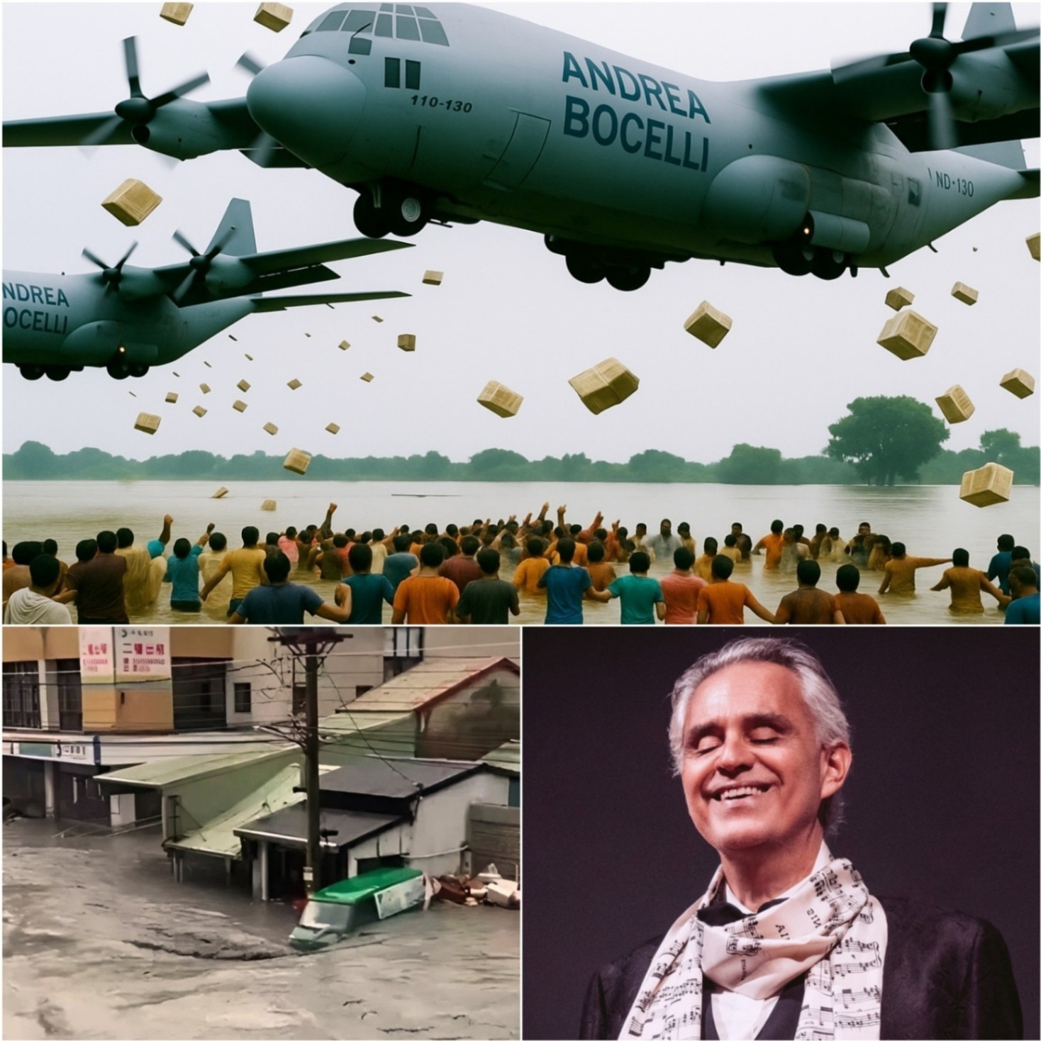 “The Unsung Hero”: How Andrea Bocelli’s Quiet Act of Compassion Reached a Storm-Battered Nation