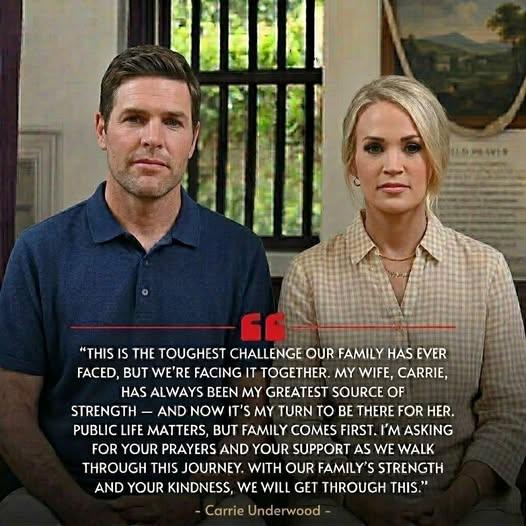 “A Nation in Tears: Carrie Underwood’s Heartbreaking Announcement That Stopped Time”