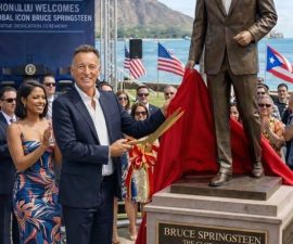 “A HOMETOWN TRIBUTE TO GREATNESS: A Monument Rises for Bruce Springsteen — And It Means More Than Music”