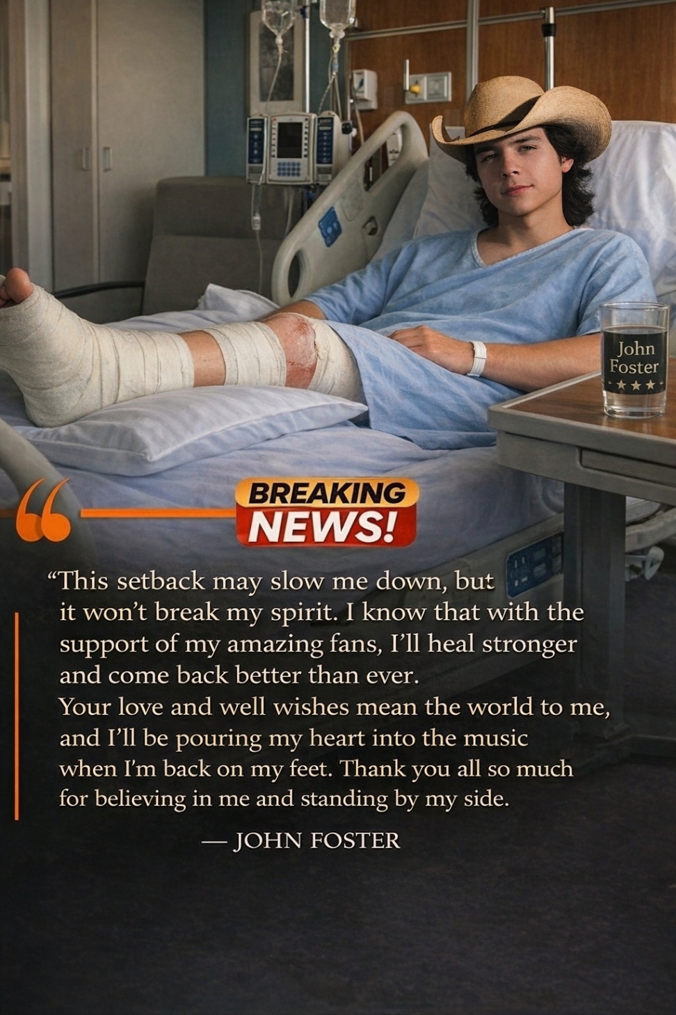 SAD NEWS: The Entertainment World Prays for John Foster After Doctors Reveal His Condition Is Worse Than Expected