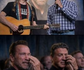 🔥 WILLIE NELSON & GEORGE STRAIT BRING 25,000 FANS TO TEARS — EVEN ARNOLD SCHWARZENEGGER COULDN’T HOLD IT IN