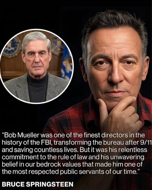 🕊️ A Moment of Respect: Bruce Springsteen’s Words Reflect a Nation’s Gratitude for a Life of Service