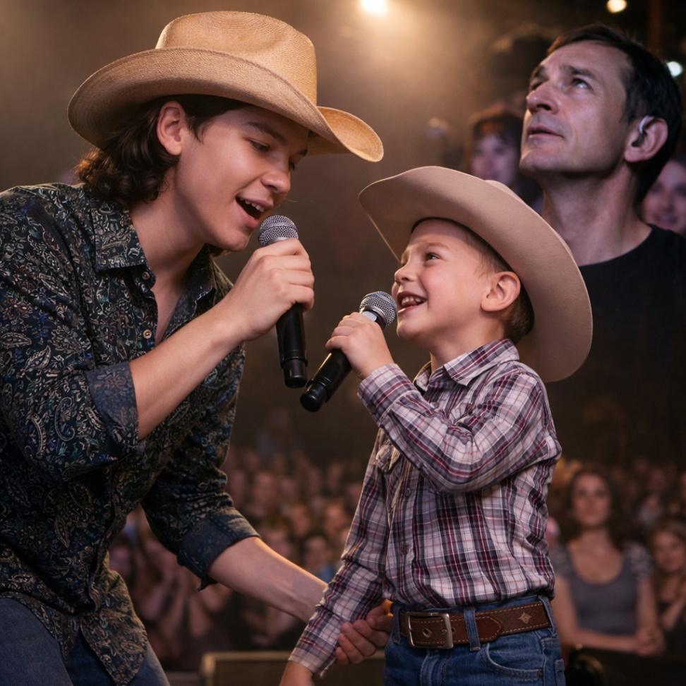 “UNCLE JOHN… CAN I STAND WITH YOU JUST ONCE?” — AND AN ENTIRE THEATER OF 2,000 PEOPLE FELL SILENT