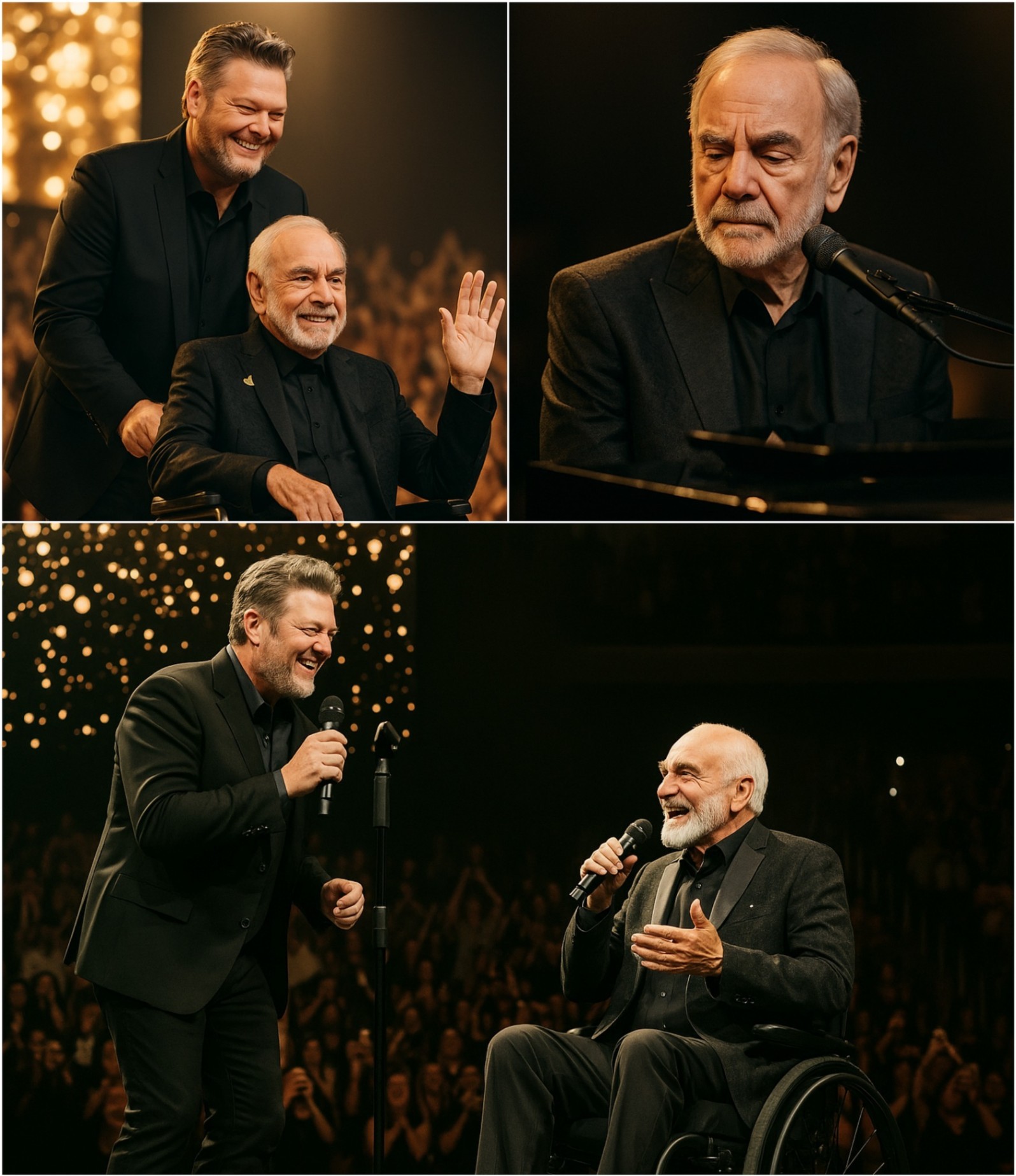 When the Voice Trembles but the Music Endures: A Night of Quiet Power with Neil Diamond and Blake Shelton