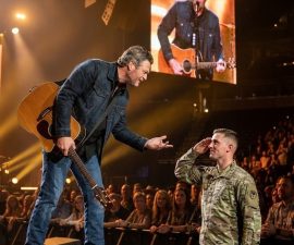 A Young Soldier Raised His Hand in Salute. What Blake Shelton Did Next Was Never in the Script