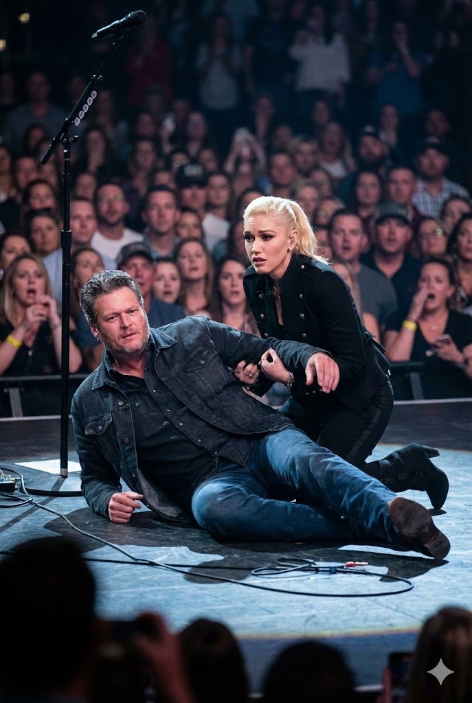 URGENT UPDATE: Shock and Silence Fill Nashville Arena as Blake Shelton Collapses Mid-Performance — Gwen Stefani Shares Emotional Health Update