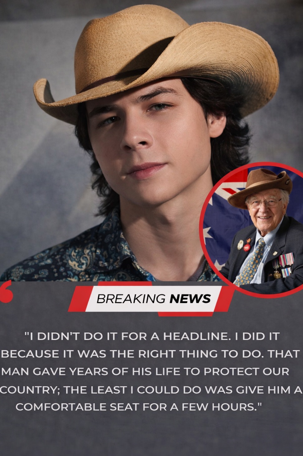 BREAKING NEWS: John Foster’s Quiet Act of Kindness at 30,000 Feet Leaves an Entire Plane in Tears