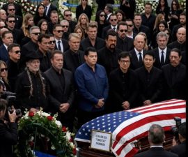 🕊️ HOLLYWOOD LEGENDS GATHER — NOT FOR FAME, BUT TO SAY GOODBYE